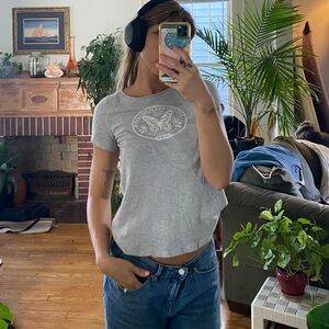 Talbots Heather Gray T-Shirt